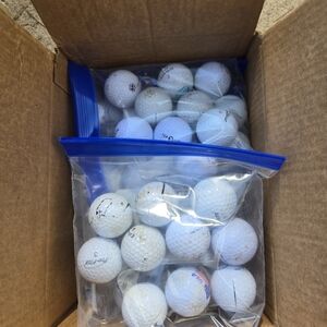50 Assorted Used Golf Balls Not Cleaned